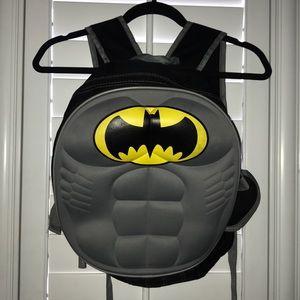 Batman backpack with 6 pack front